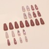 Valentine's Day Press on Nails Medium Coffin Fake Nails Valentines