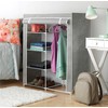 Whitmor Compact Clothes Closet - Space Saving - 4 Shelves