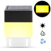 Solar Powered LED Square Warm White Light for Garden Fence