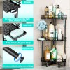 HapiRm Corner Shower Caddy Standing - 3 Tier Organizer 3-tier,