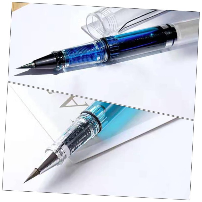 Operitacx Japanese Calligraphy Brush Pen Refillable Brush Pen 3pcs Brush