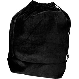 Large Black Velvet Cremation Urn Bag - Velvet Cotton Bag for Urn - Large Size 9"L x 6"W x 16"H - Great for Holding a Pet or Human Urn Measuring 14"H or Smaller