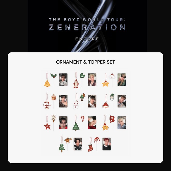 THE BOYZ WORLD TOUR ORNAMENT & TOPPER SET, Q