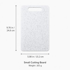 2PCS 15cmx25cm Small Chopping Board,Plastic Chopping Board(White)