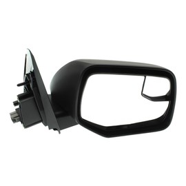 For Ford Escape 2008 09 10 11 2012 Door Mirror Passenger Side | Non-Heated | Power Glass | Textured Black | Manual Folding | W/Blind Spot Glass | Replacement For FO1321291 | AL8Z17682AA, 9L8Z17682AA