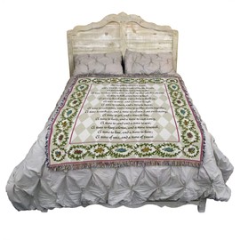 Pure Country Weavers Every Season Blanket - Scriptures Ecclesiastes 3:1-8 - Religious Gift Tapestry Throw Woven from Cotton - Made in The USA (72x54)