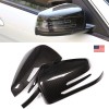 car-attention Carbon Fiber Rearview Mirror Cover Frame Cap For Benz