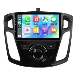 1+32G 9-inch Android 13 Car Stereo for Ford Focus 2012-2018 IPS Touchscreen Screen Car Radio with Carplay & Android Auto Support Backup Camera GPS FM Navi BT SWC