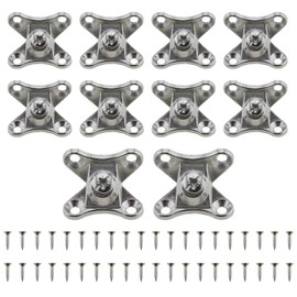 TAODAN 10 Pack Removable Corner Brace Butterfly 35x22mm Zinc Alloy L Shaped Support Connecting Bracket with Screws Furniture Hardware Accessories Panel Fastener
