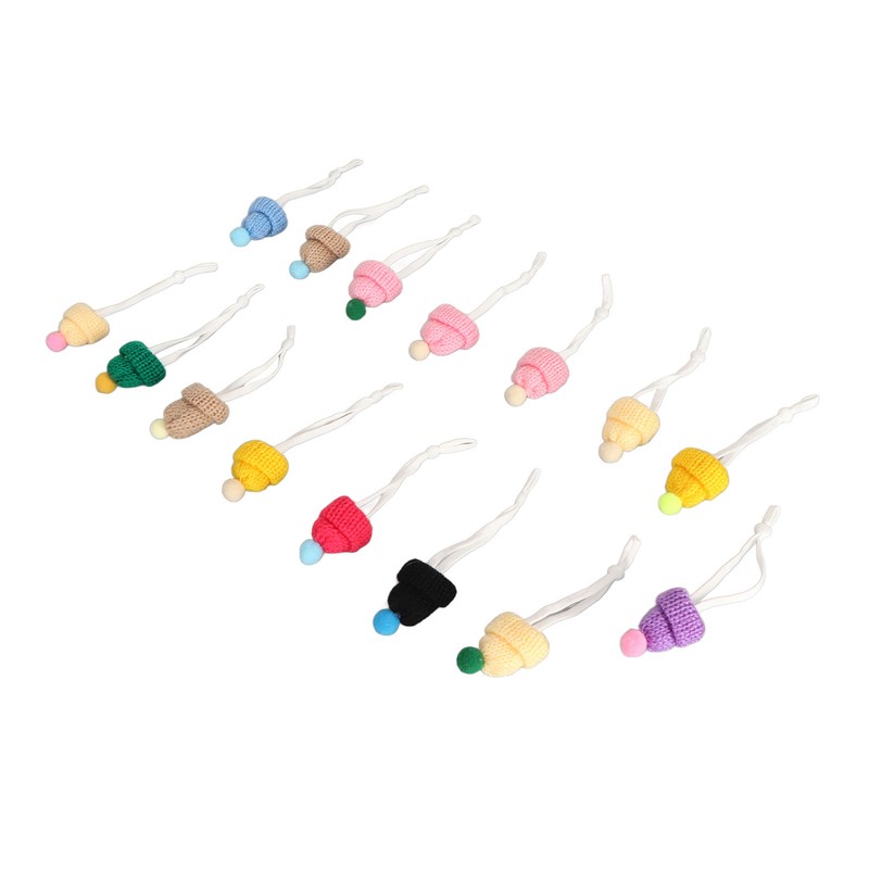 15pcs Small Christmas Knit Hats Exquisite Innovative Cute Stylish Small