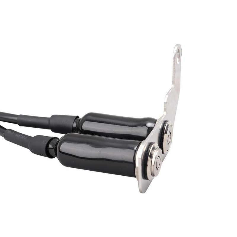 CHELHEAD Motorcycle Switch, Dual Stainless Steel, For Lights, 3-Wire Switch,