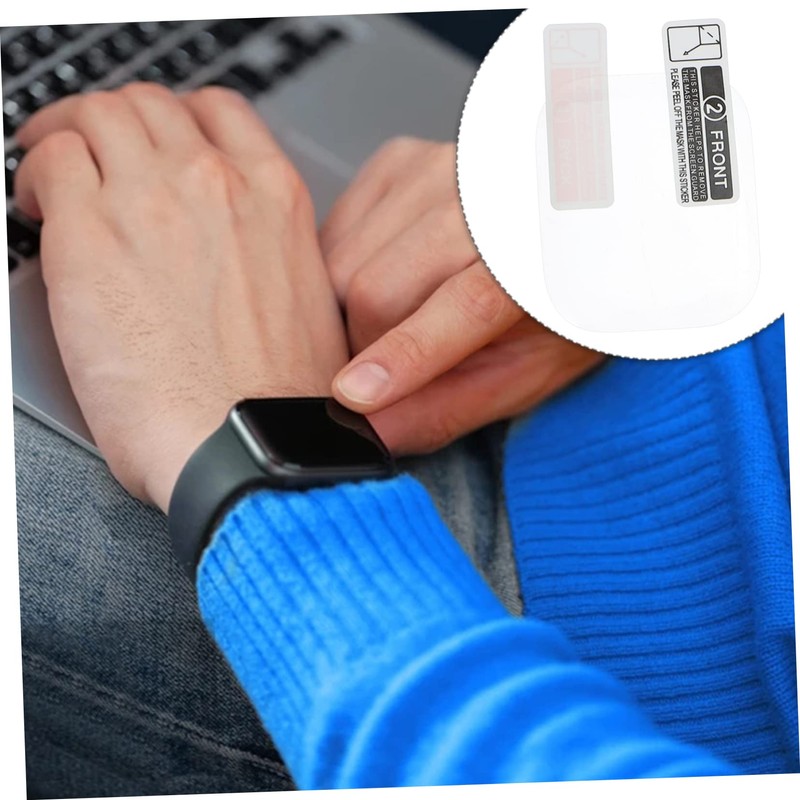 BIUDECO Pack Smartwatch Screen Films Pet Material Scratch Resistant Fingerprint