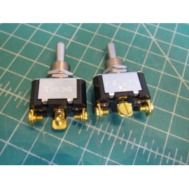 Carling Technologies 2 – Carling 2420R Toggle Switch Off-On-Momentary Connect 10A 250VAC, 15A 125VAC