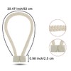 Yatinkim 2 Pack Curtains Tie Backs Drapes Holders Beige Magnetic
