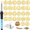 Wood Burning Letter, WoodBurning Alphabet 26 Letters Stamp Pyrography Embossing