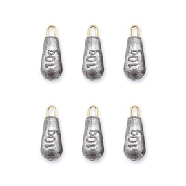 Orurudo Fishing Tackle Pear-Shaped Weights 10g (Approx. No. 3) / 6-Piece Set qb500103a01n0