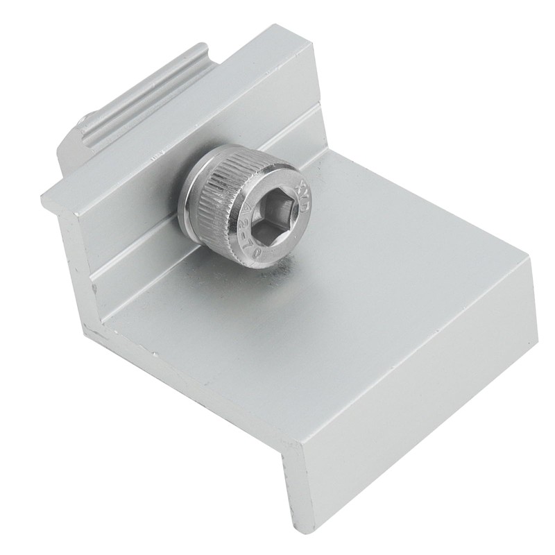 JIEHIN Pack of 14 Solar Panel Brackets, Solar End Clamp,