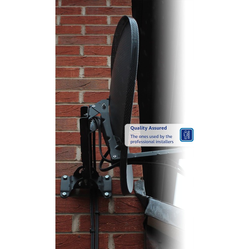 1STec 6 x M10 x 50 mm Strong Galvanised Satellite