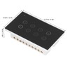 8 Gang Smart Switch WiFi Wall Switch Remote Control Touch