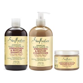 Shea Moisture Jamaican Black Castor Kit Sh, Acc & Leave
