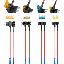 8 Pack 12V Car Add-a-Circuit Fuse Tap Standard Mini Micro2 and Low Profile Fuse Taps 4 Types ATO ATC ATM APM Fuse Holder for Cars Trucks Boats 4 Types