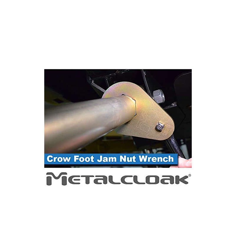 Metalcloak Crow's Foot 1 7/8" Duroflex Jam Nut Wrench, Designed