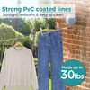 JS HANGER Retractable Clothesline Outdoor Indoor Laundry Line - 49