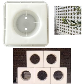 MWYZGmold Concrete Hollow Brick Mold,Reusable ABS Concrete molds,Indoor/Outdoor Wall Decoration, Garden DIY Tool for Bricklaying