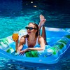 JAMBO Tanning Pool Lounger Float, 70 x 47 Inflatable Sun