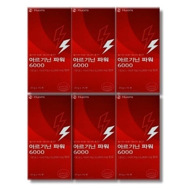 Huons Arginin Power 6000 20g X 15 Po 6 Box