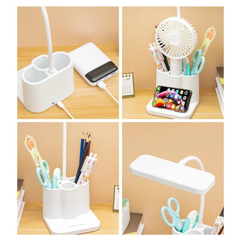 Desk Lamp Adjustable Swing Arm Lamp with Clamp Eye-Caring Reading