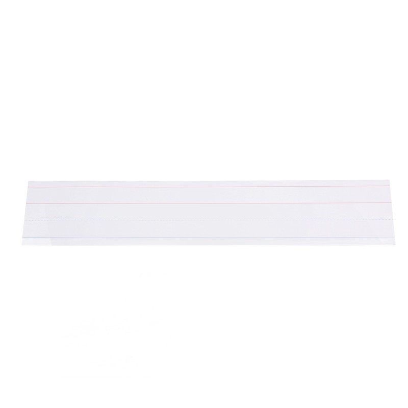 50pcs Dry Erase Sentence Strips Reusable White Lined Writing Sentence