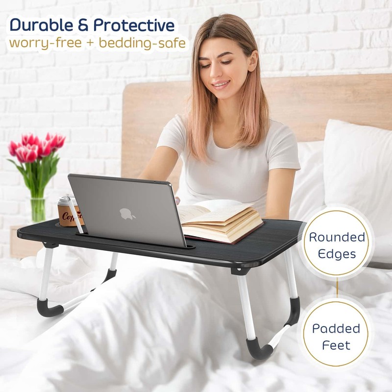 Clara Clark Reading Pillow with Portable Lap Desk for laptop