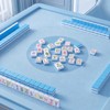 Simgoing American Mahjong Tile Set, 160 Blossom Numbered Engraved Melamine