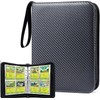 File PU Cloak Portable Zipper Card Collection (4 Pockets Holds