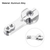 MECCANIXITY Aluminum Alloy 25T Steering Servo Arm Horn Silver for