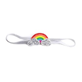 BBTDIN Baby Rainbow Cloud Headband Girls Hair Clips Pin Cloud Hair Band Rainbow Headwear BBG17 (-Rainbow Cloud-)