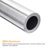 sourcing map Pack of 2 6063 Aluminium Tube, 13 mm