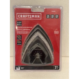 CRAFTSMAN Oscillating Tool Blades, 7-Piece Sanding Set (CMAO200)