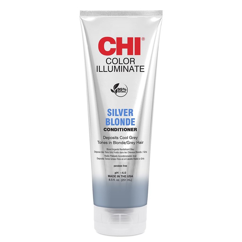 CHI Ionic Illuminate Color Silver Blonde Conditioner , 8.5 Fl