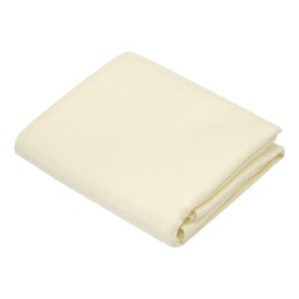 sourcing map Cream Speaker Mesh Grill Cloth (not Cane Webbing) Stereo Box Fabric Dustproof Cloth 35cm x 150cm 13.8 Inches x 59 Inches
