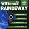 RAINDEWAY Small Tarps 4x6 Feet (2 Pack) 8 Mil, UV