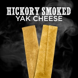 Premium Hickory Smoked Himalayan Yak Cheese - Large 4 Count (Pack of 1) - Natural, No Additives, Lactose-Free, Vegetarian, Long-Lasting