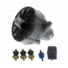 LAIPZ / HELLA Secondary Air Injection Cat Pump Kit w/ Mounts, Check Valve & Relay for Mercedes