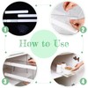 CroBlissful 4 Pcs Adhesive Sliders for Cabinets Pull Out Drawer