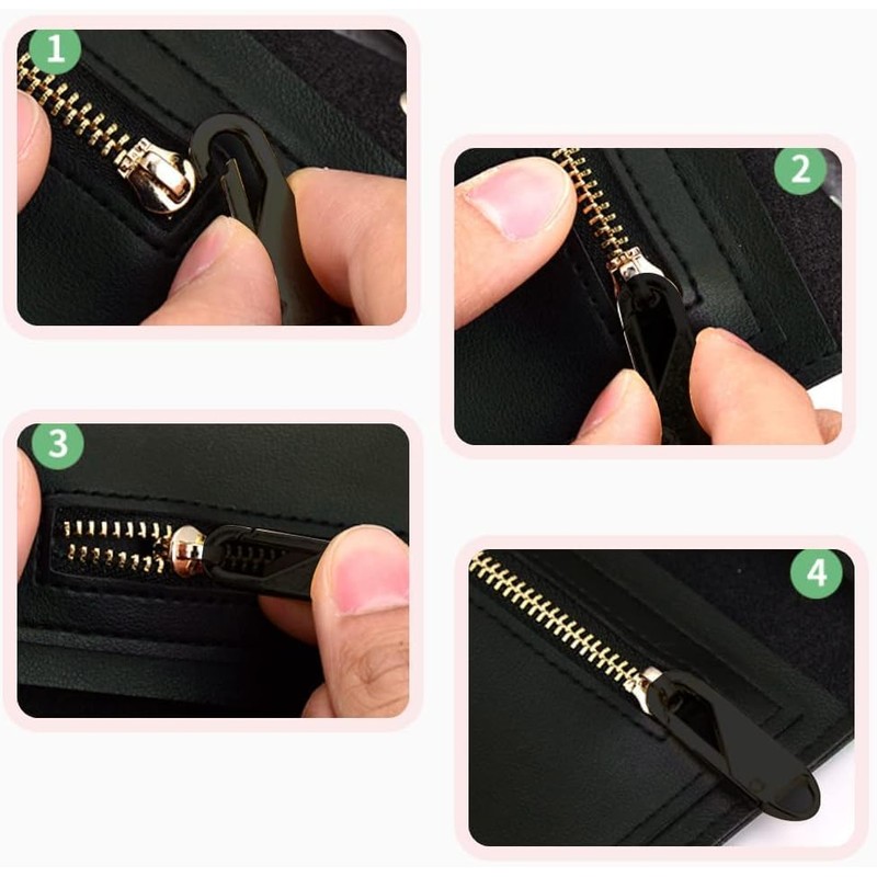 10pcs Zip Puller with Pull Rope， Fix Zip Puller Slider