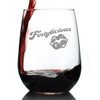 Fortylicious - Stemless Wine Glass Gift - Funny 40th Birthday