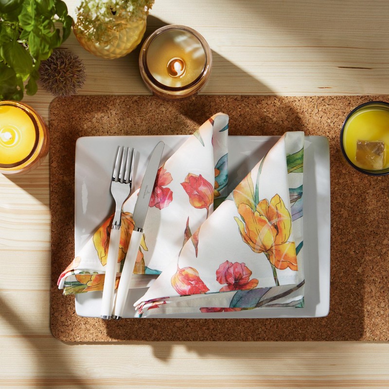 Erwin Müller Napkin, pack of 2, colourful, size 40 x