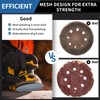 PMIQSA 50 Pcs 125mm Sanding Discs, Hook and Loop Mesh