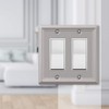 Amerelle 149RRBN Chelsea Wall Plate, Double Rocker-GFCI, Brushed Nickel